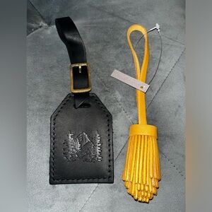 Portland Leather Goods tassel and luggage tag bundle.